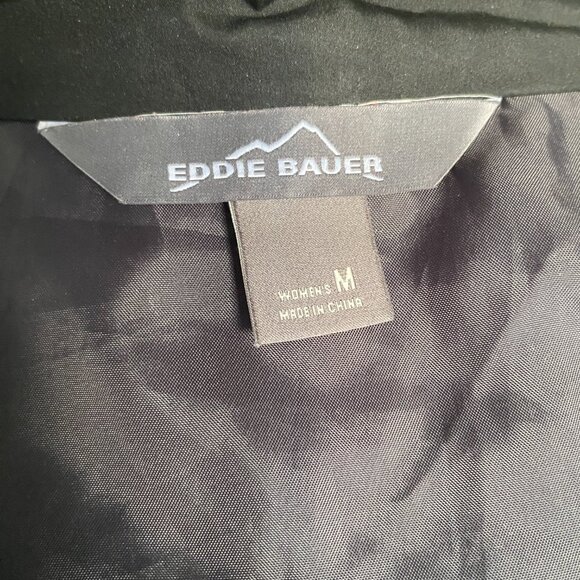 EUC EDDIE BAUER Black Jacket sz M - Picture 4 of 7